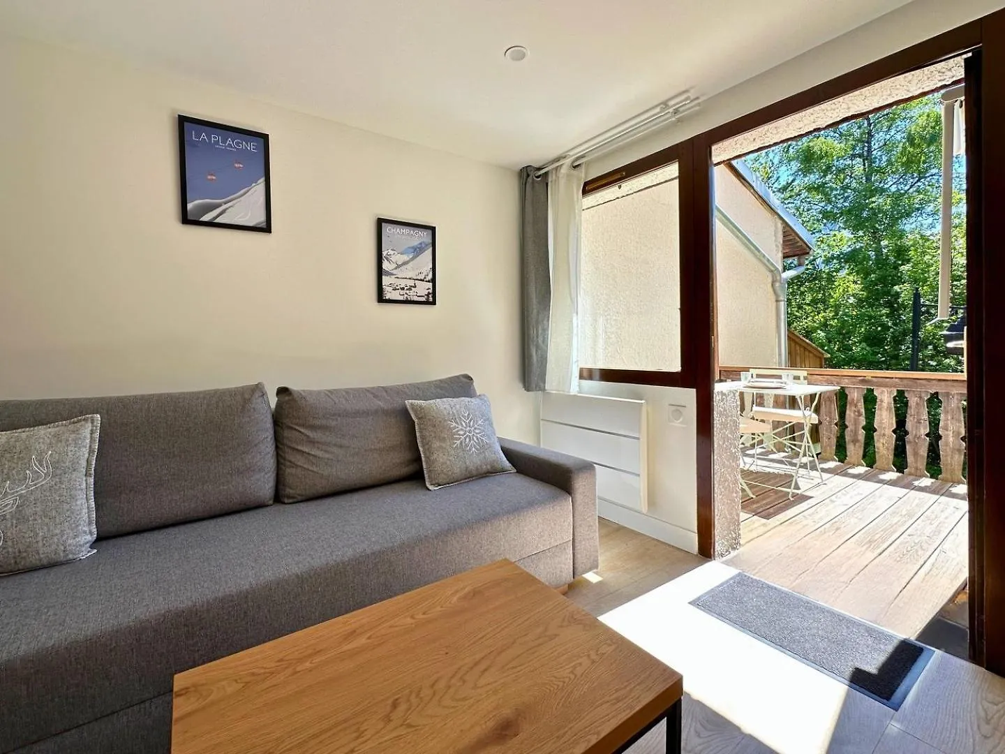 アパート L'Ourson Appartement Central Champagny ラ・プラーニュ